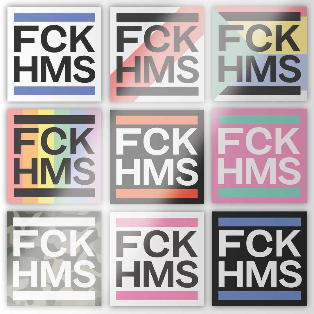 FCK HMS STICKERS