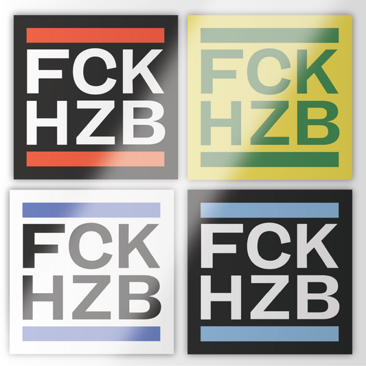 FCK HZB STICKERS