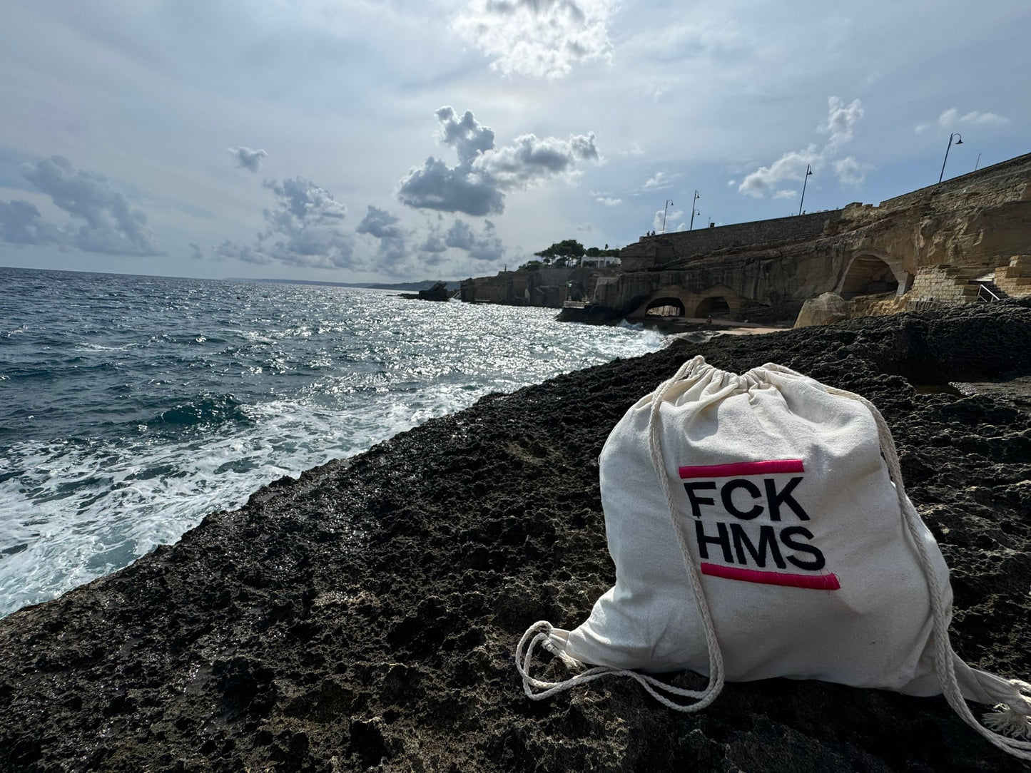 FCK HMS Drawstring Bag (Embroidered Logo)