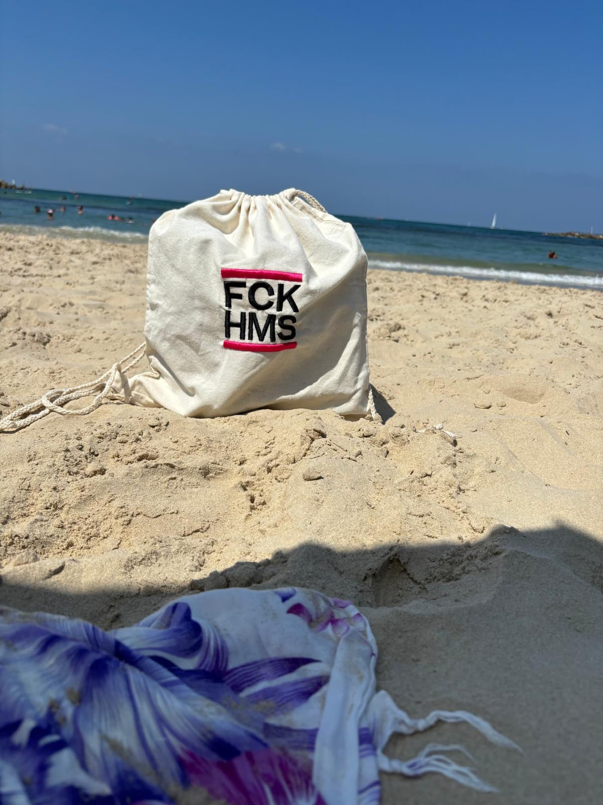 FCK HMS Drawstring Bag (Embroidered Logo)