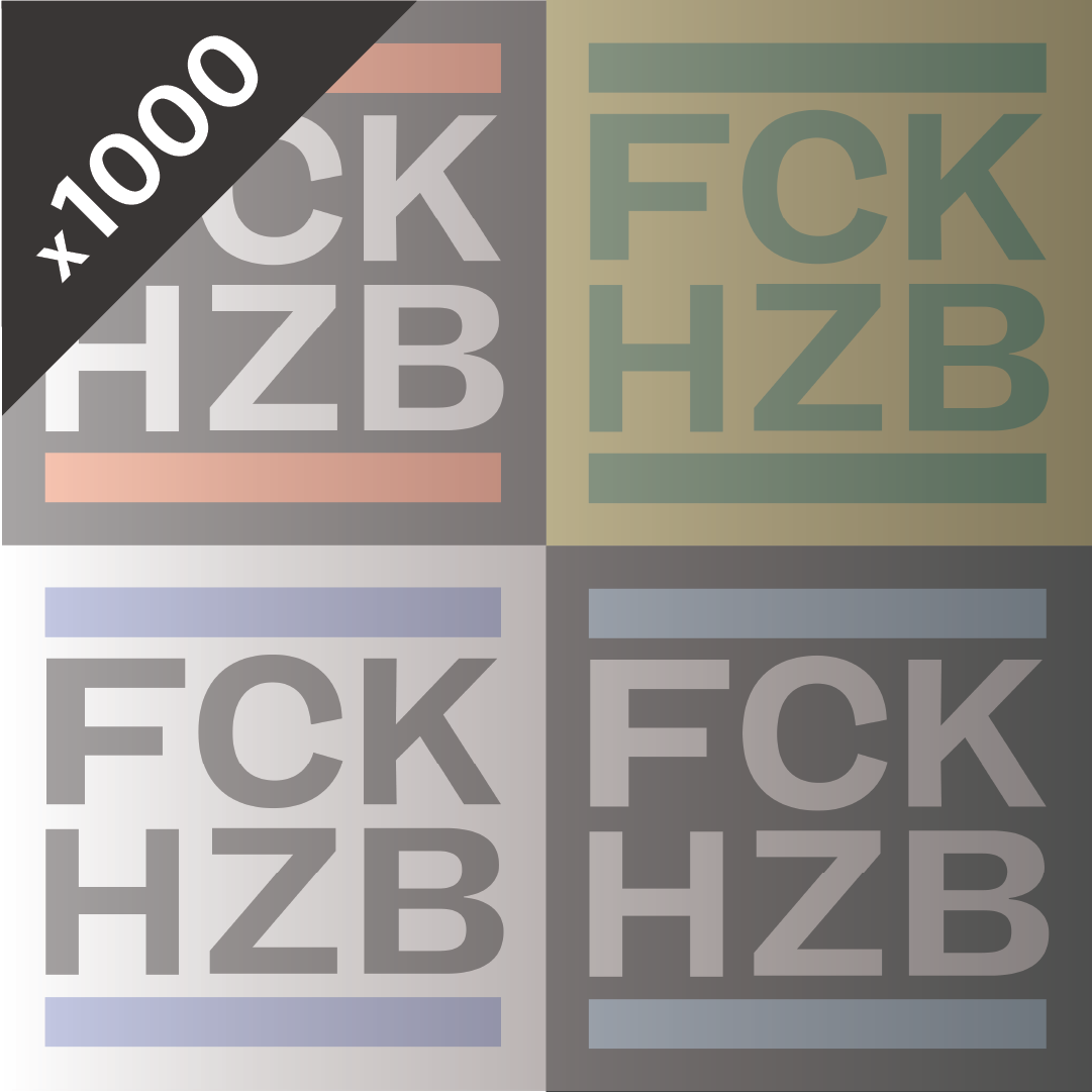 FCK HZB Stickers