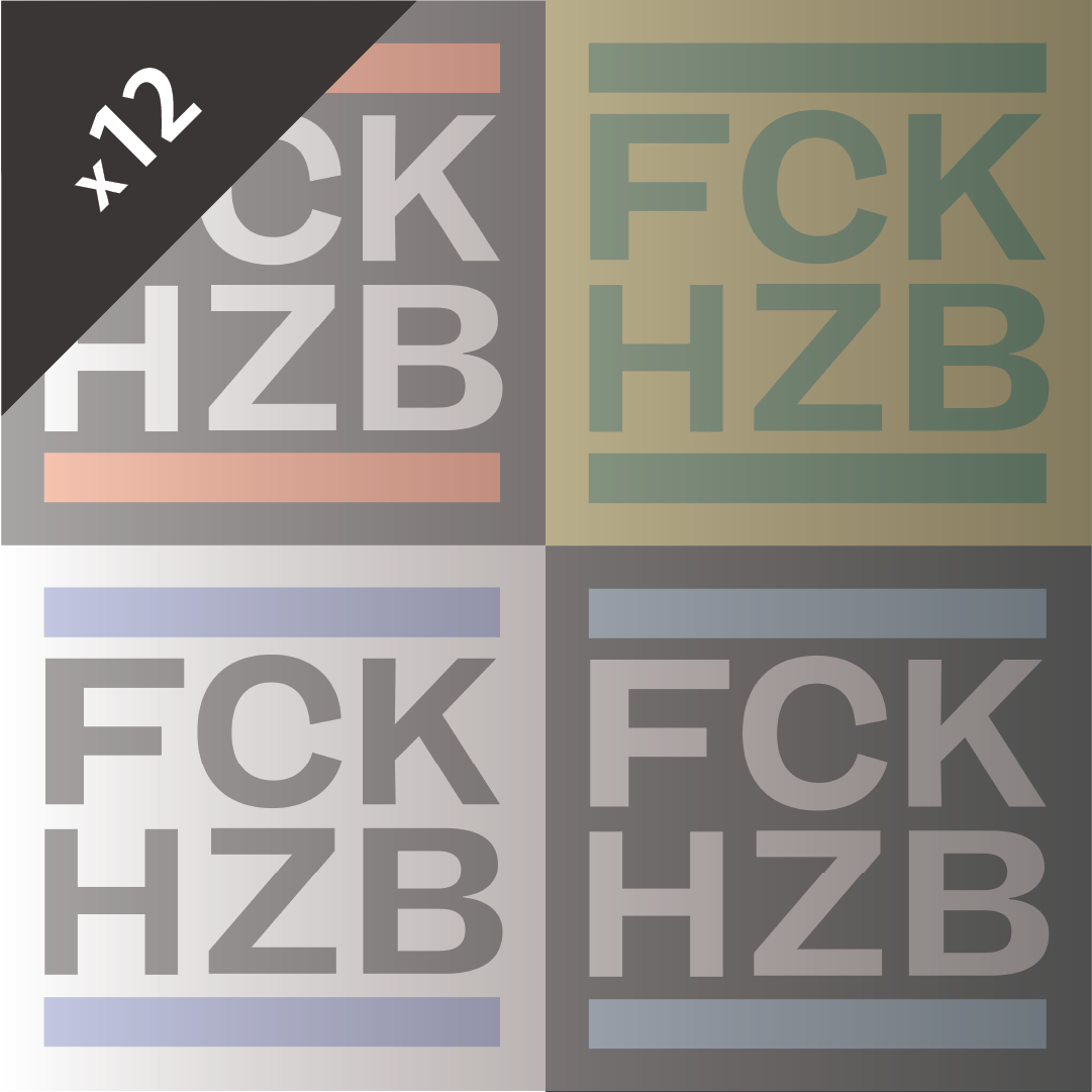 FCK HZB Stickers