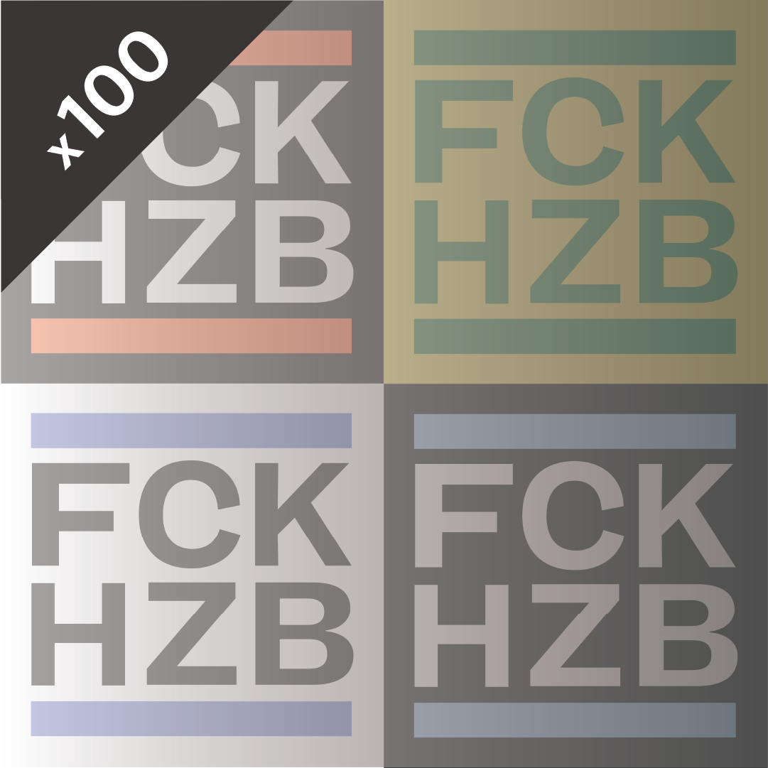 FCK HZB Stickers